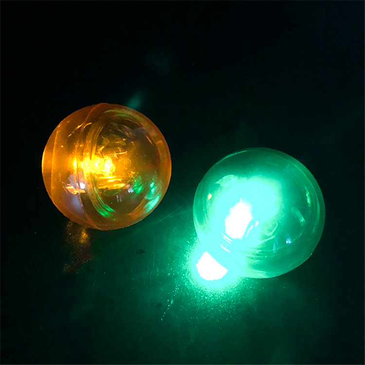 Hot Sale Led Flashing Bouncing Ball Promotional Toy Skip Ball Rubber with Multi-color Light