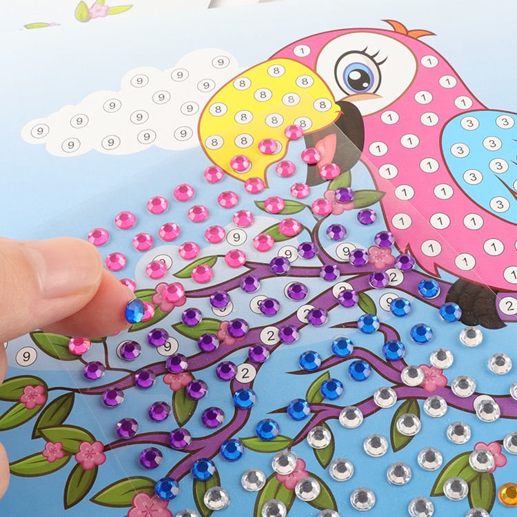 Custom Diamond Painting Other Educational Toys Gem Diamond Mosaic Puzzle Art for Kids