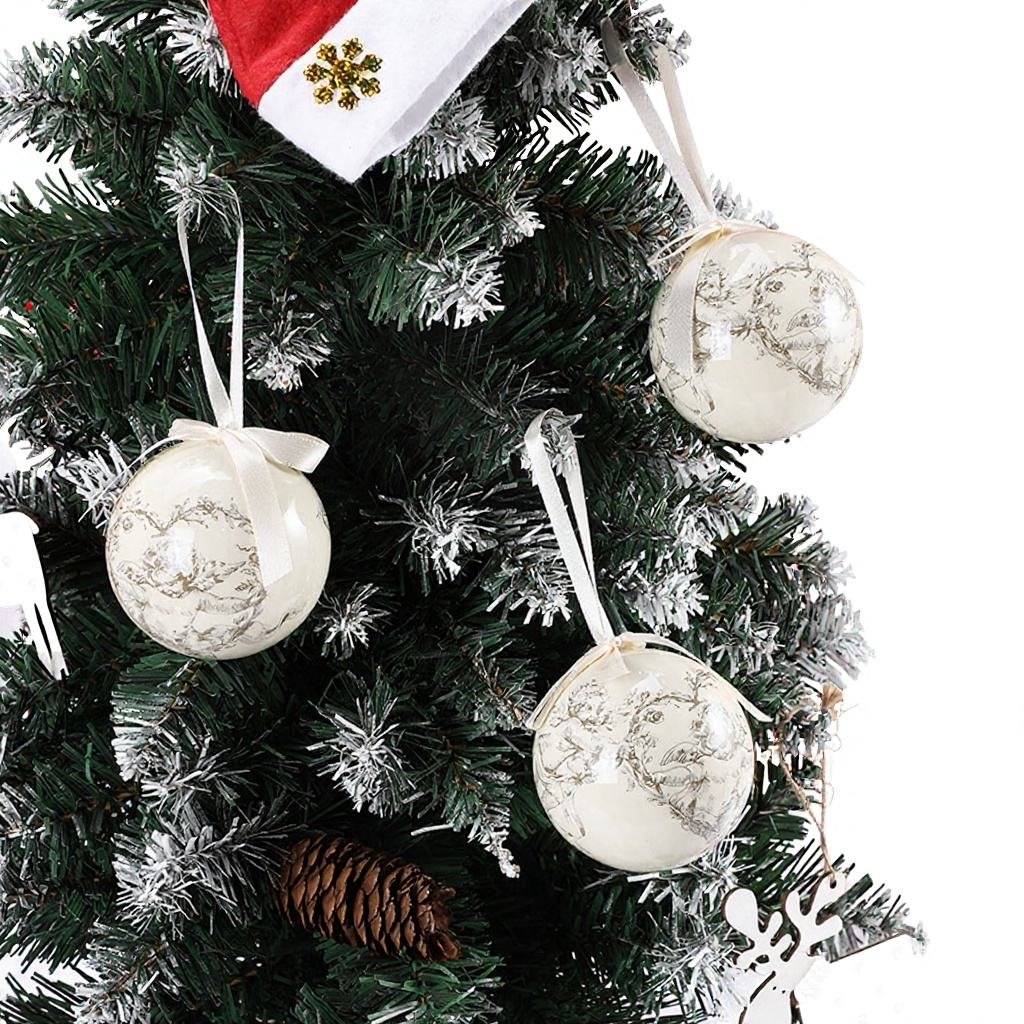 Christmas Tree Ornaments Christmas Ball Polyfoam Foam Balls Semi-handmade Best-selling Decoration