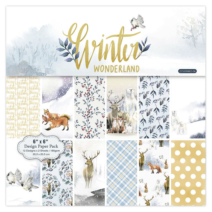 Christmas Junk Journal Patterned Paper Cardstock Scrapbook Paper