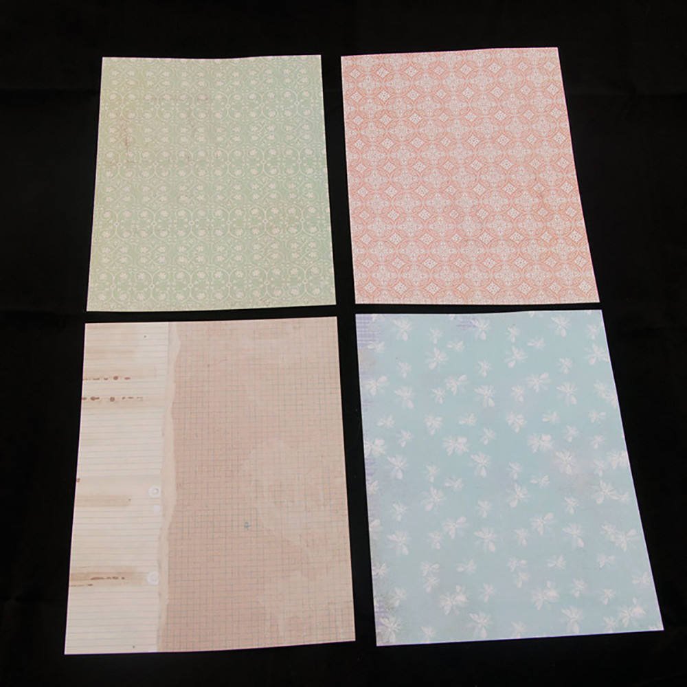Wholesale Custom Retro Background Craft Paper Folding Paper Card Making Scrapbook Paper Craft