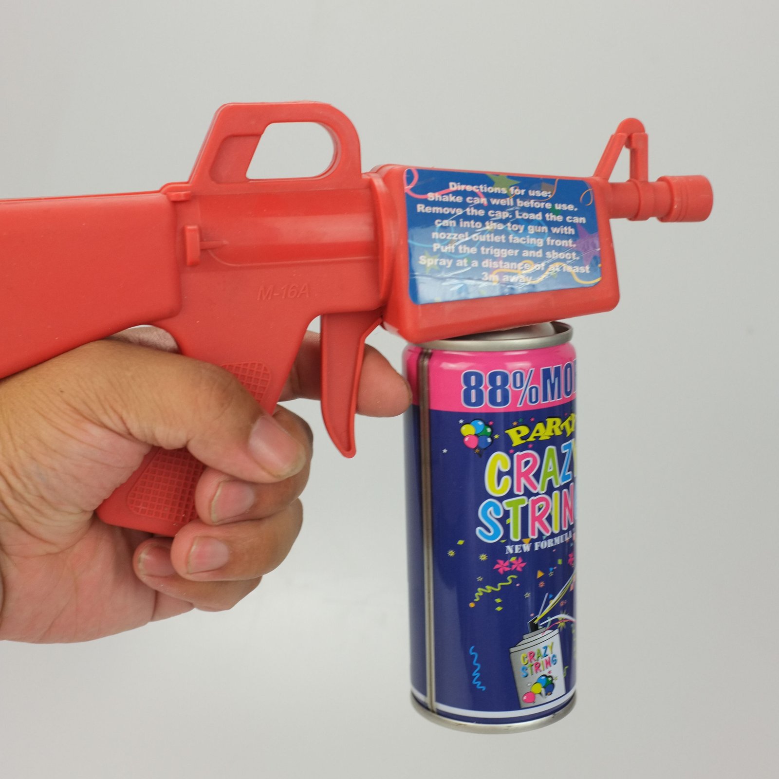 Custom Design Crazy Spray Party String Toy-Gun for Party Celebration