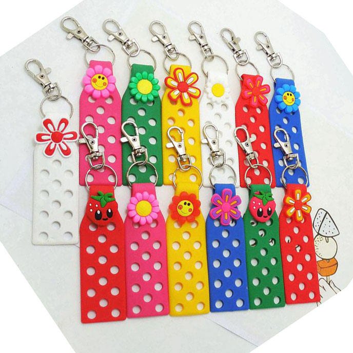 Wholesale Products Pvc Rubber Keychain Custom Logo Design Promotion Custom Rubber Soft Pvc Keychain