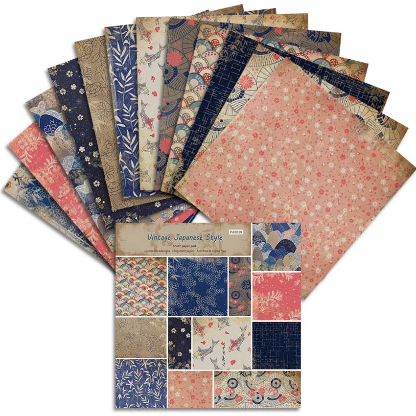 Christmas Junk Journal Patterned Paper Cardstock Scrapbook Paper