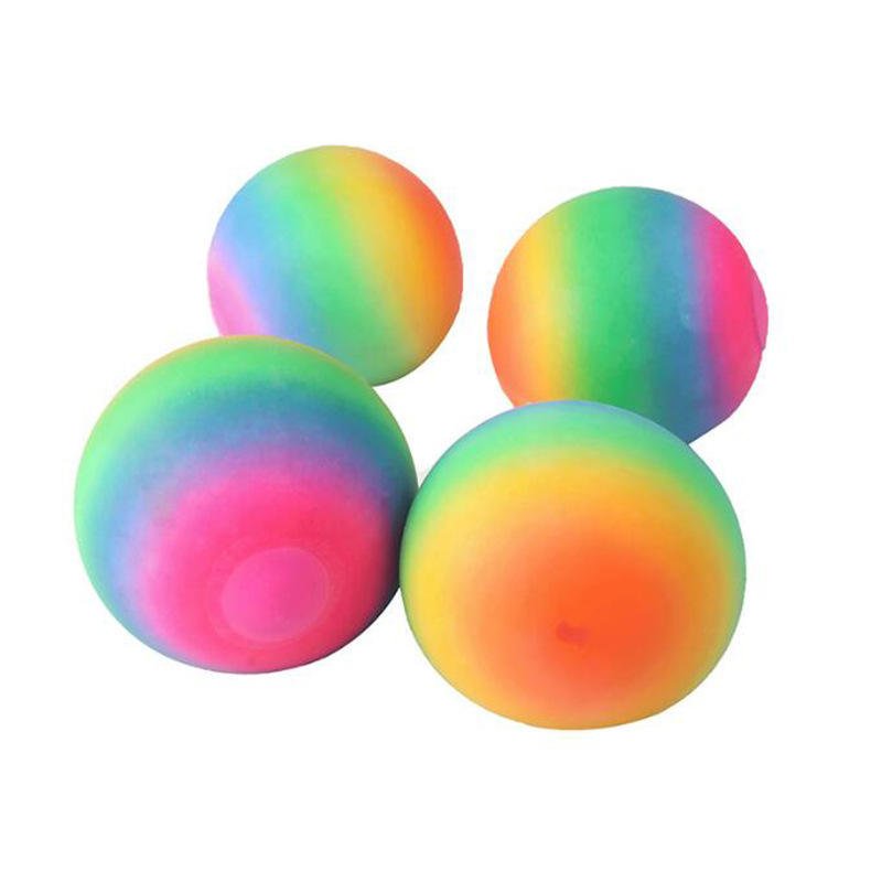 BSBH Customized Logo Squeeze Fidget Stress Ball Toy Soft Inflatable Balls Toys Color Changing 6.5Cm Custom Fidget Toys