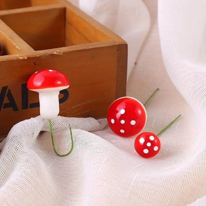 Small Mini Mushroom Bonsai Decoration Polyfoam Crafts for Garden Landscaping Artificial Landscape Ornaments