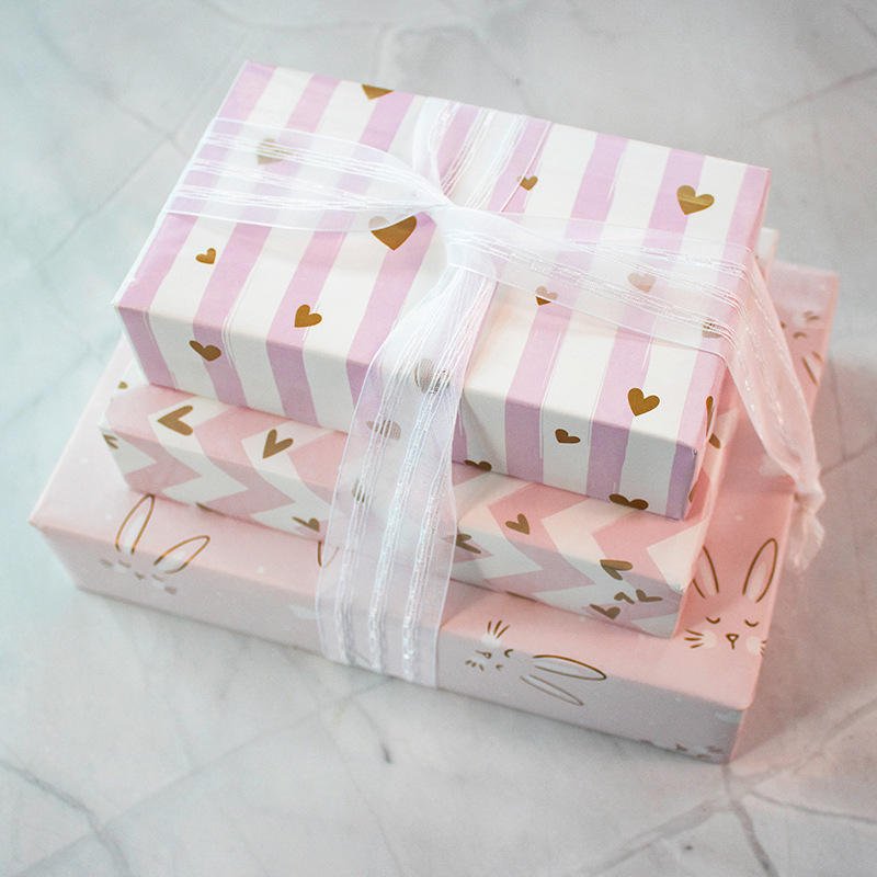 Cute Cartoon Gift Wrapping Paper Large Size Premium Decorative Paper for Gift Box DIY Craft