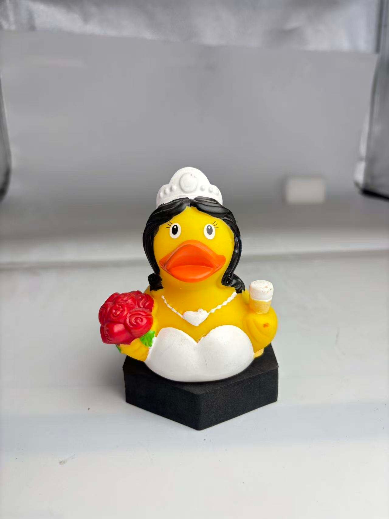 Wholesale Custom Logo 2-Inch Mini Bathtub Toys Assorted Design Yellow Duck Retail Promotional Squeaky Plastic Rubber Duck Babies