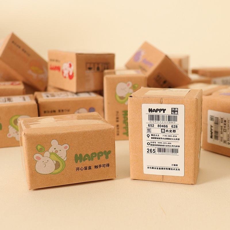 New Internet Celebrous Miniature Express Blind Box Food Play Bottle Resin Ornaments Creative Trendy Hand-made Paper Crafts
