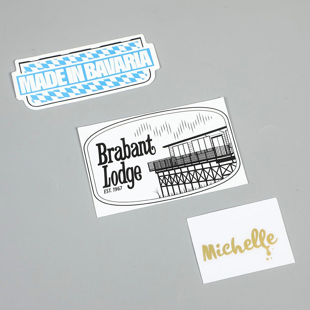 Decorative Cute Waterproof Label Stickers Personal Customization logo Sticker