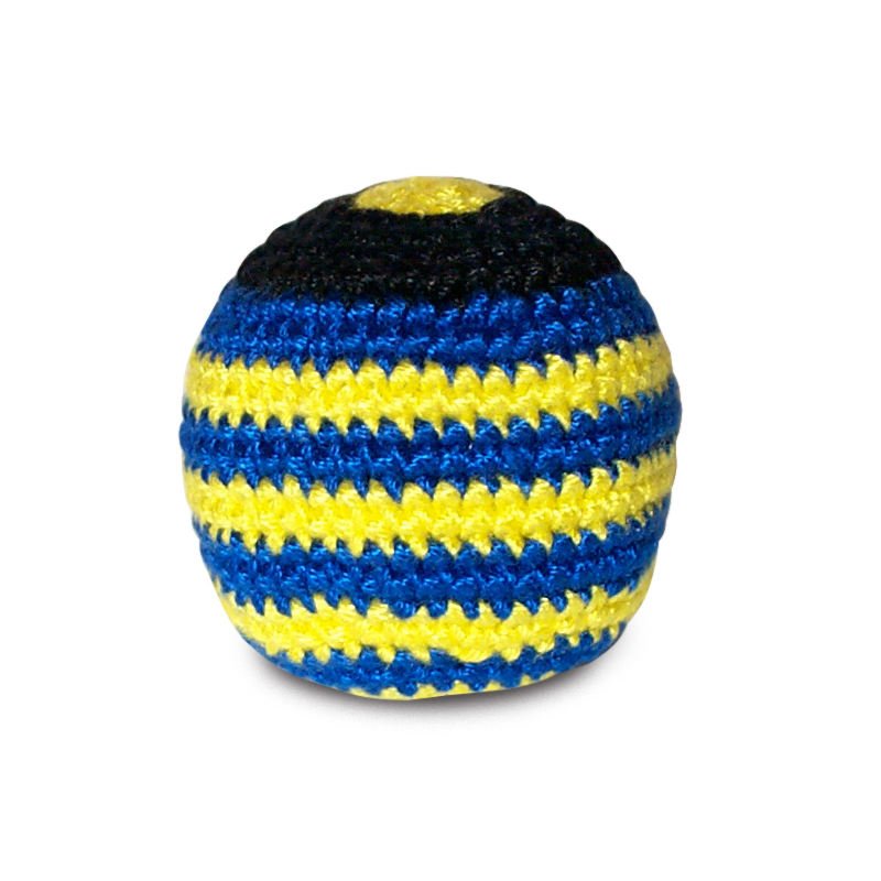 Factory Promotion Toys 20-panel Suede Leather Adult logo Print Customized Kick Ball Footbag Hacky Sack Juggling Ball