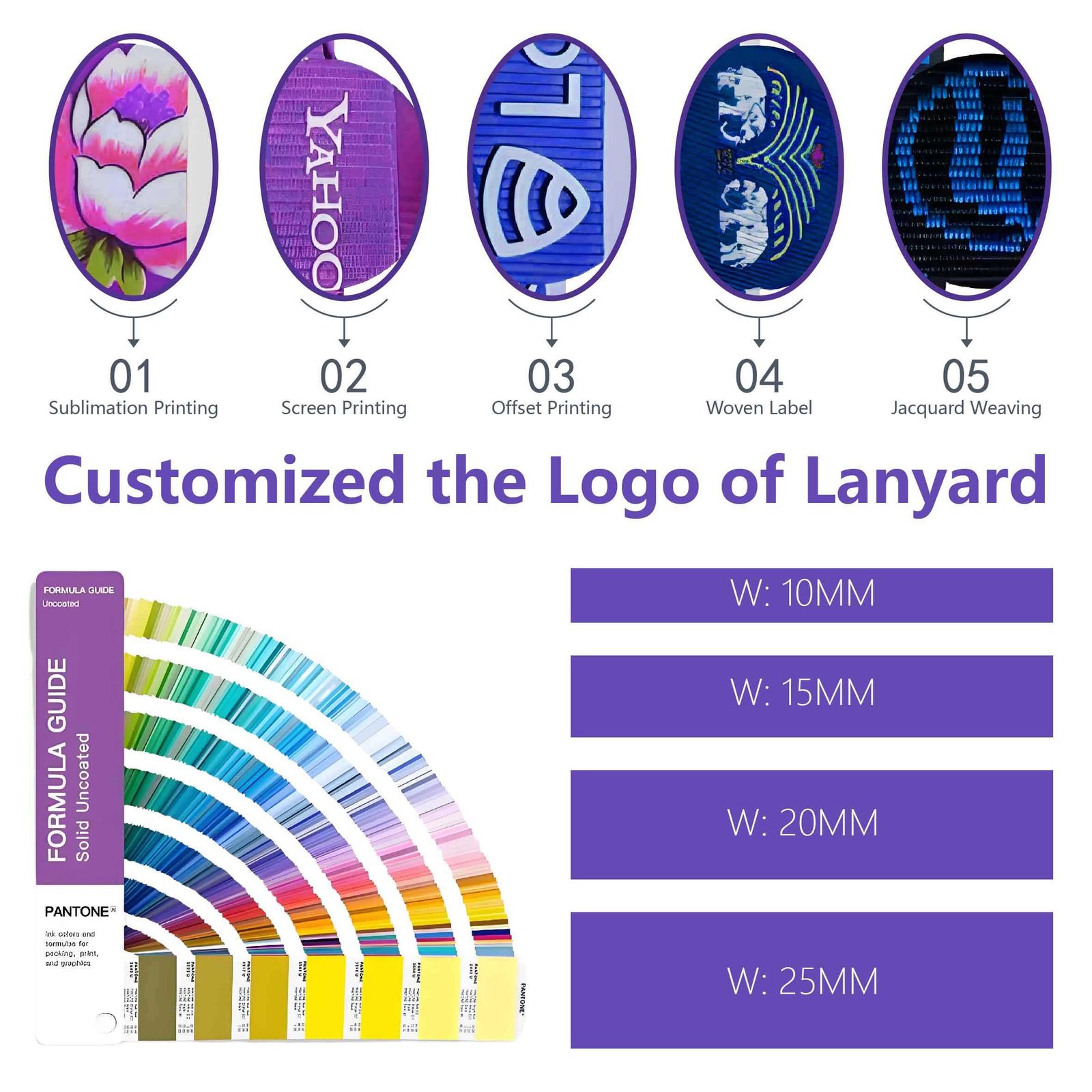RTS Personalized Polyester Promotional Lanyard with Hook Neck Straps Keychain for Mobile Phone ID Card Lanyards