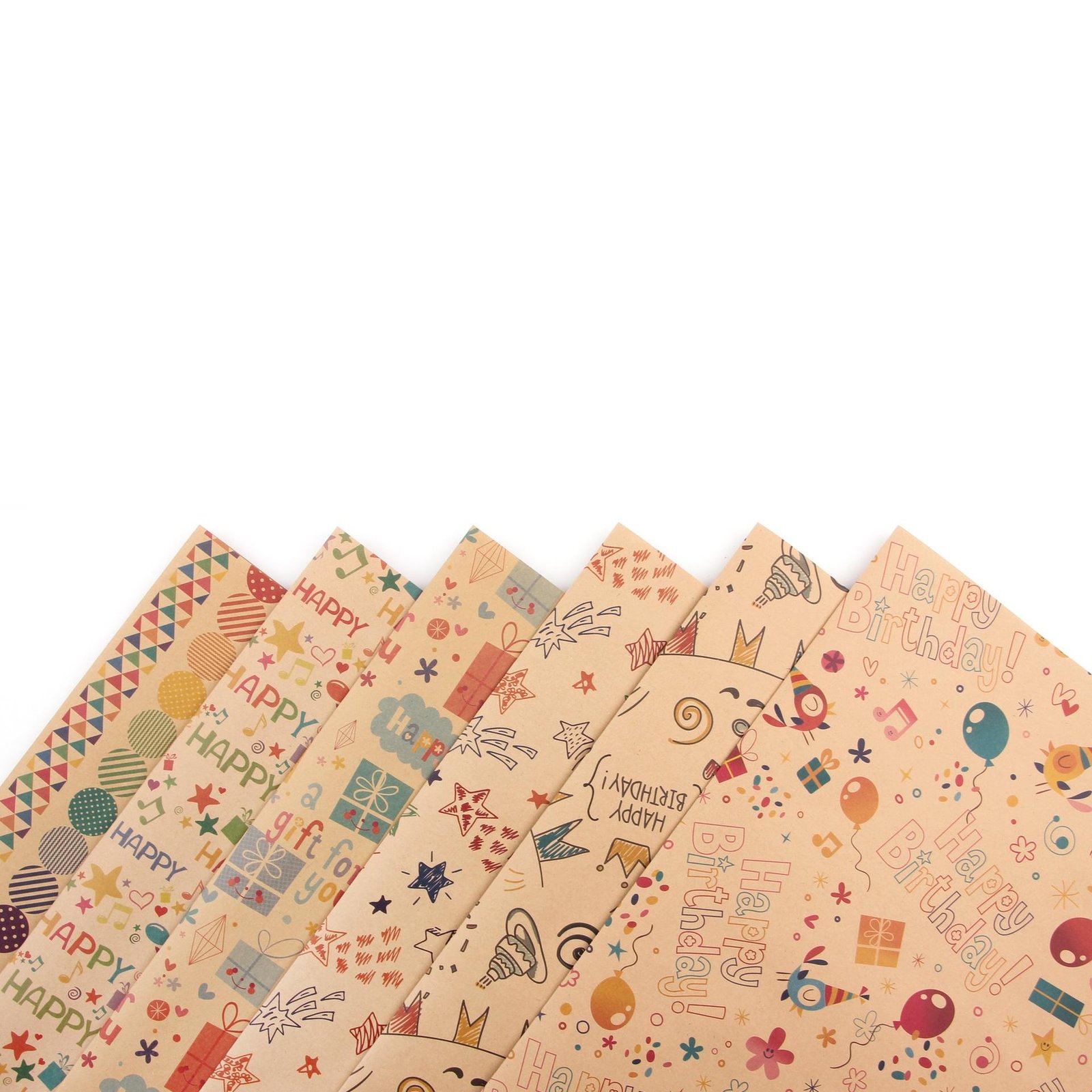 SY New DIY Kraft Paper Moisture-Proof Coated Note for Valentine's Day Birthday & Holiday Gift Wrapping Packaging Paper