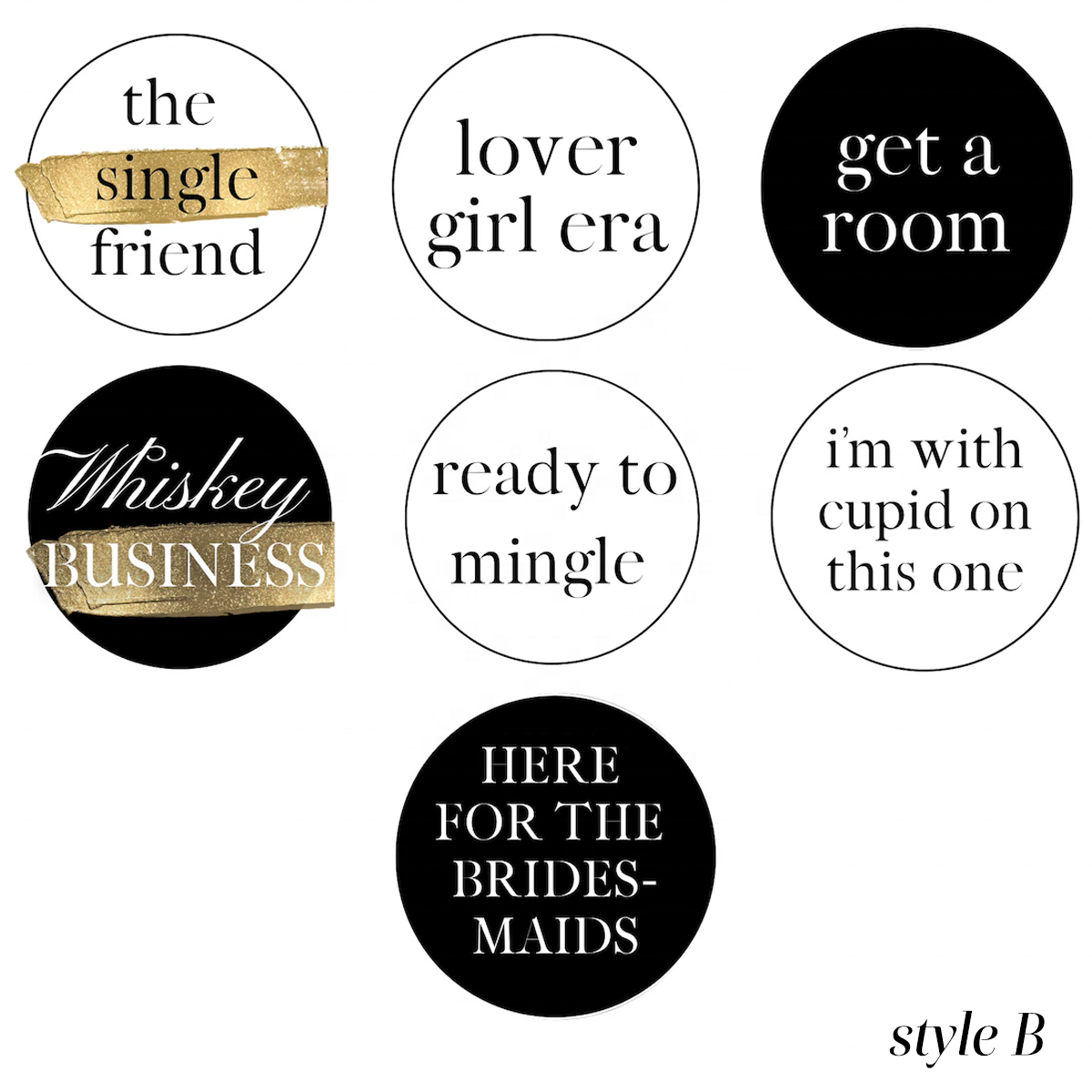 7 Pcs Personalized Photo Booth Props, Acrylic Wedding Party Supplies, Wedding Party Decorations