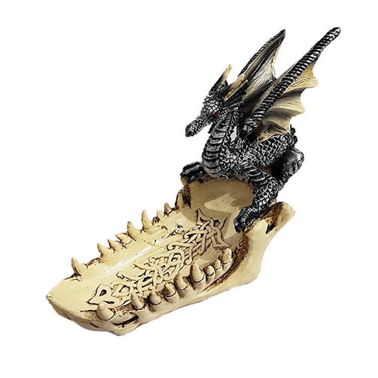Supply of Cross-border Creative Modern Minimalist Dragon Tooth Boat Home Office Storage Sculpture Resin Ornaments Handicrafts