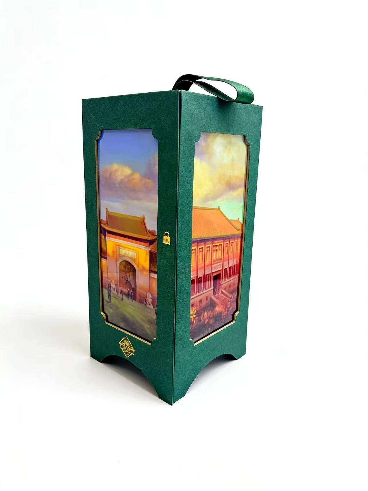 Custom Cultural Display Gift Box Ancient Architecture-Themed Tea & Pastry Packaging Openable Cultural Creative Souvenir Gift Box