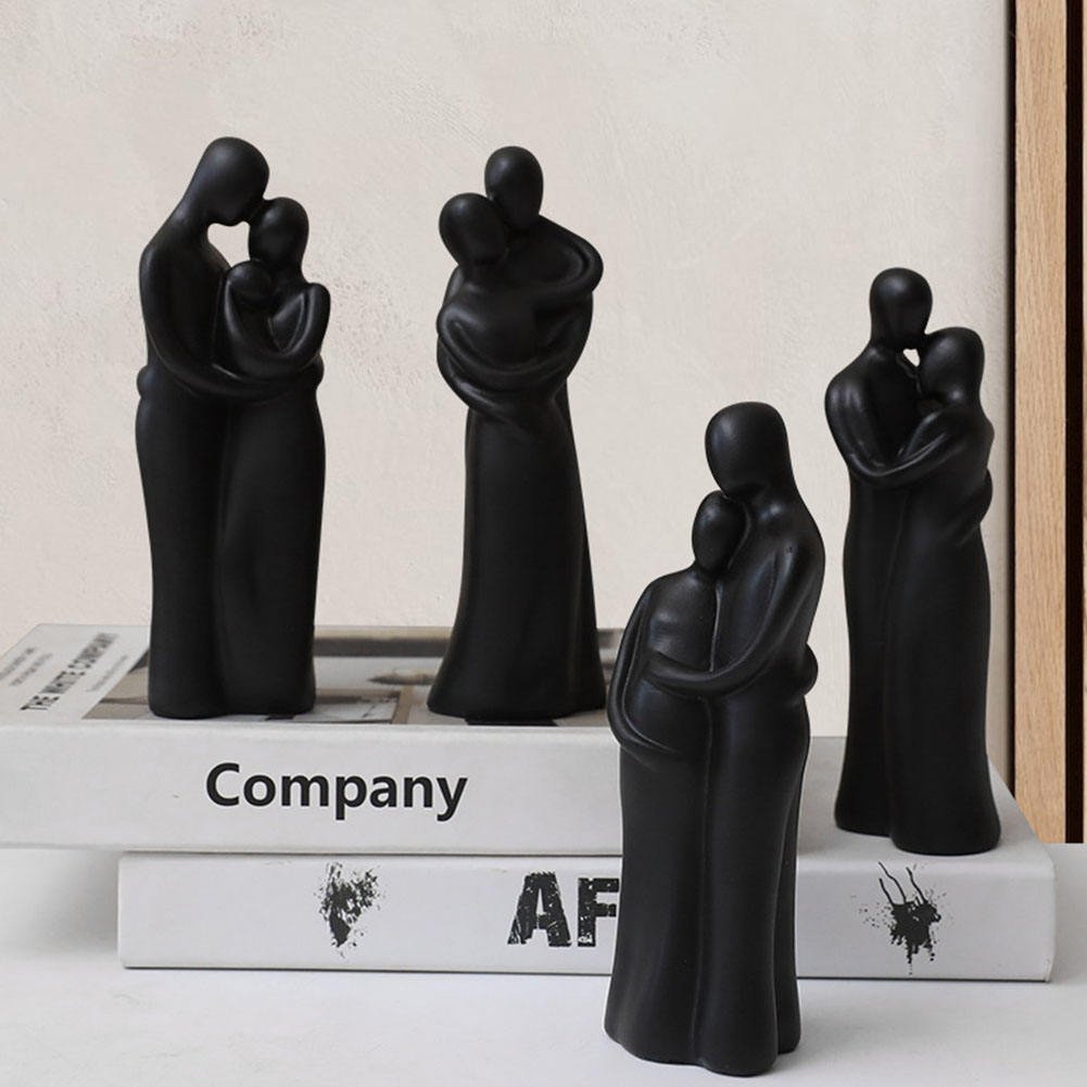 Custom Resin Crafts Sweet, Wedding Souvenir Table Decoration Couple Figurines Lovers Ornament Abstract Sculpture Couple Gifts/