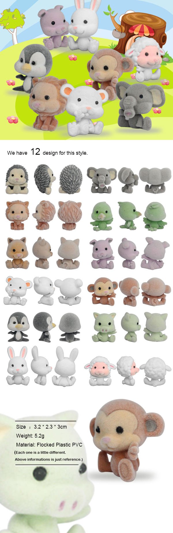 Collectible Mini Toys for Promotion Custom Mini Toys for Kids Promotion Plastic 3D Mini Toys