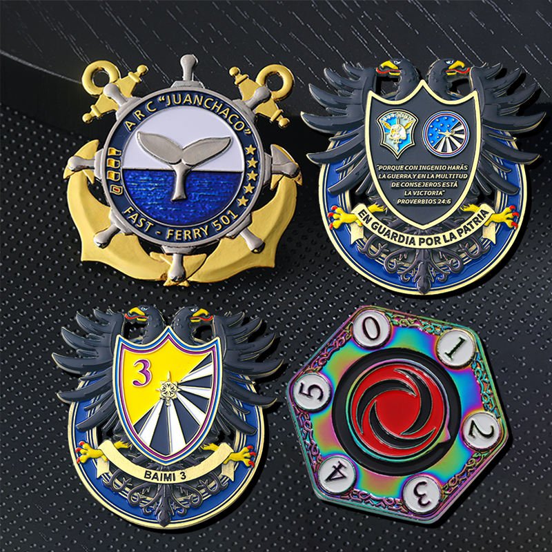 Oem Custom Coin 2d 3D Zinc Alloy Coins Custom Gold Silver Copper Plated Enamel Souvenir Collection Custom Metal Challenge Coin