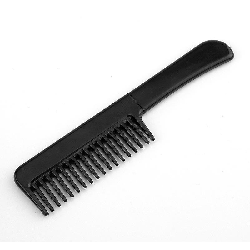 wholesale Custom Logo Hair Comb Key Chain Hairdressing Plastic Barber Tools Wide Tooth Comb PVC Hair Comb Keychain for Women