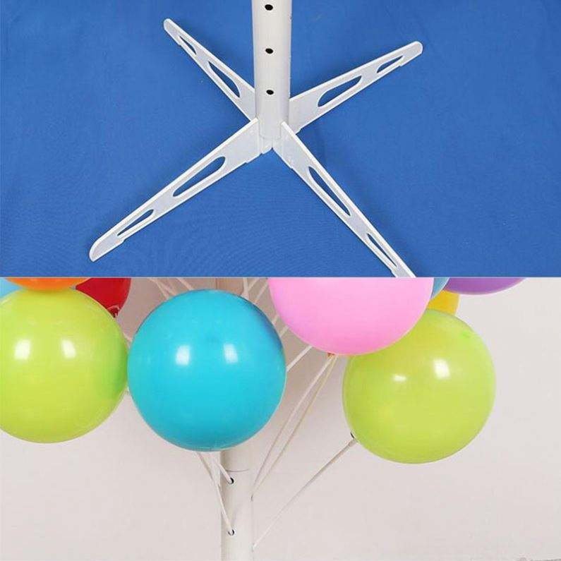 1Set White Iron Art Thick Balloon Tree Display Stand Adjustable Column Stand Kit Hot Selling Wedding Christmas Party Accessories