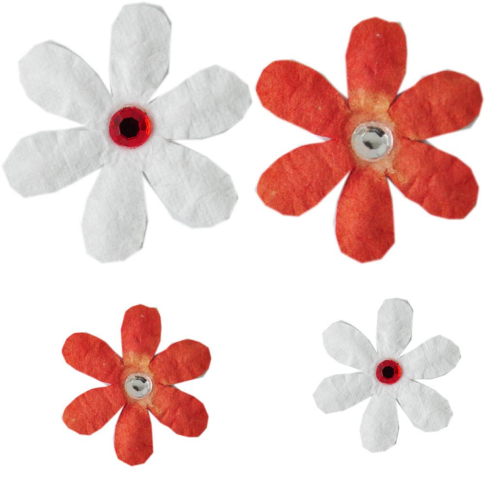 Colorful Scrapbooking Handmade Paper Flowers Wholesale , DIY Paper Flowers