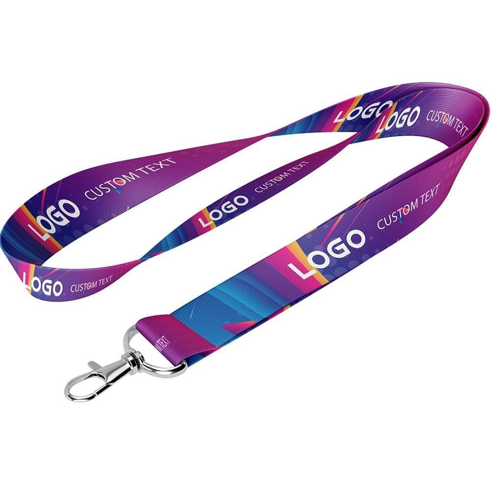Custom Logo Neck Lanyard with ID Card Holder Polyester Material Digital Printing Eco-Friendly & Customizable