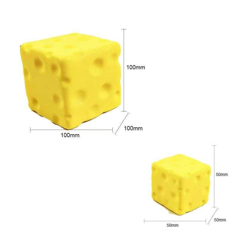 Promotion Toy Cheese Squishy Stress Relief Soft Simulation Cheeses Food Squeeze Toy