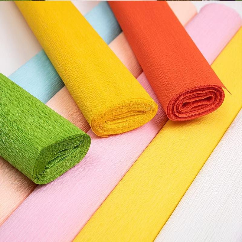 China Professional Manufacturer DIY Color Craft Crepe Paper High Quality for Paper Crafting