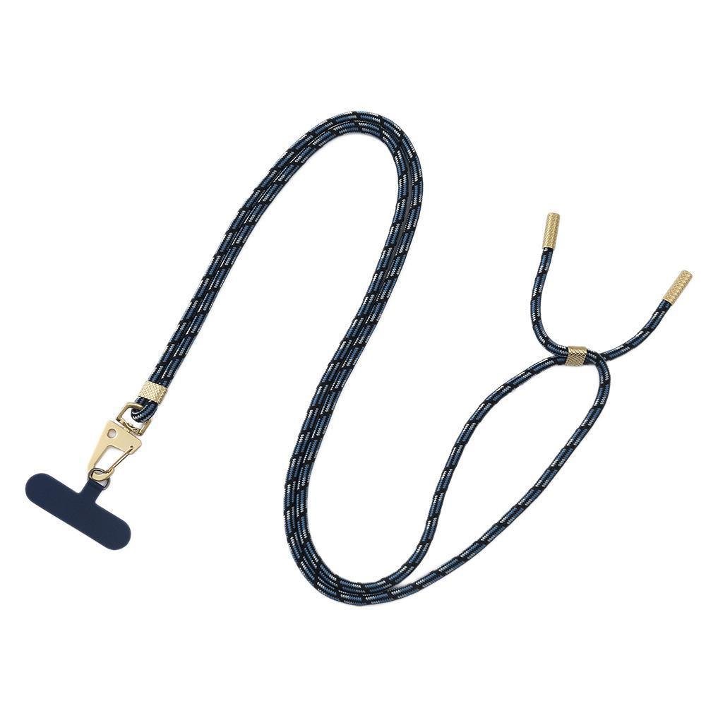 Universal Adjustable Polyester Rope Neck Wrist Lanyard Custom Patches for Mobile Phone Accessories Smartphone Case Strap Metal