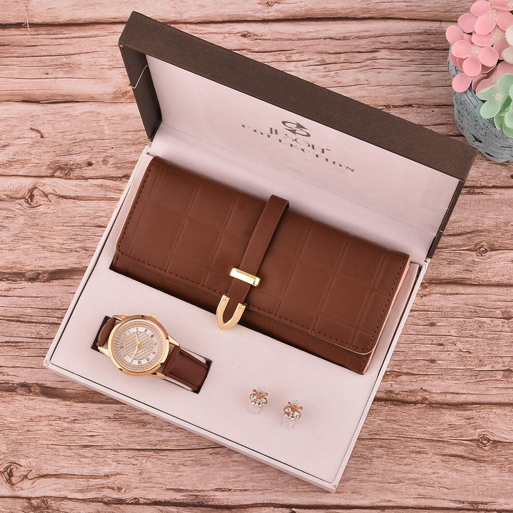 XL-01 New Women's Wallet Watch Gift Set Women's Quartz Watch Holiday Gift