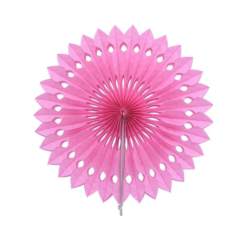Tissue Hanging Paper Fan DIY Decoration Crafts Wedding Birthday Party Flower Fan