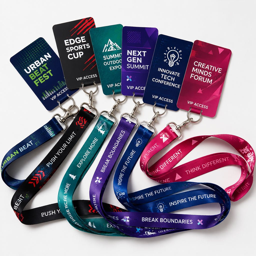 Custom Keychain Lanyard with Logo Polyester Mobile Phone Lanyard Strap Manufacturer