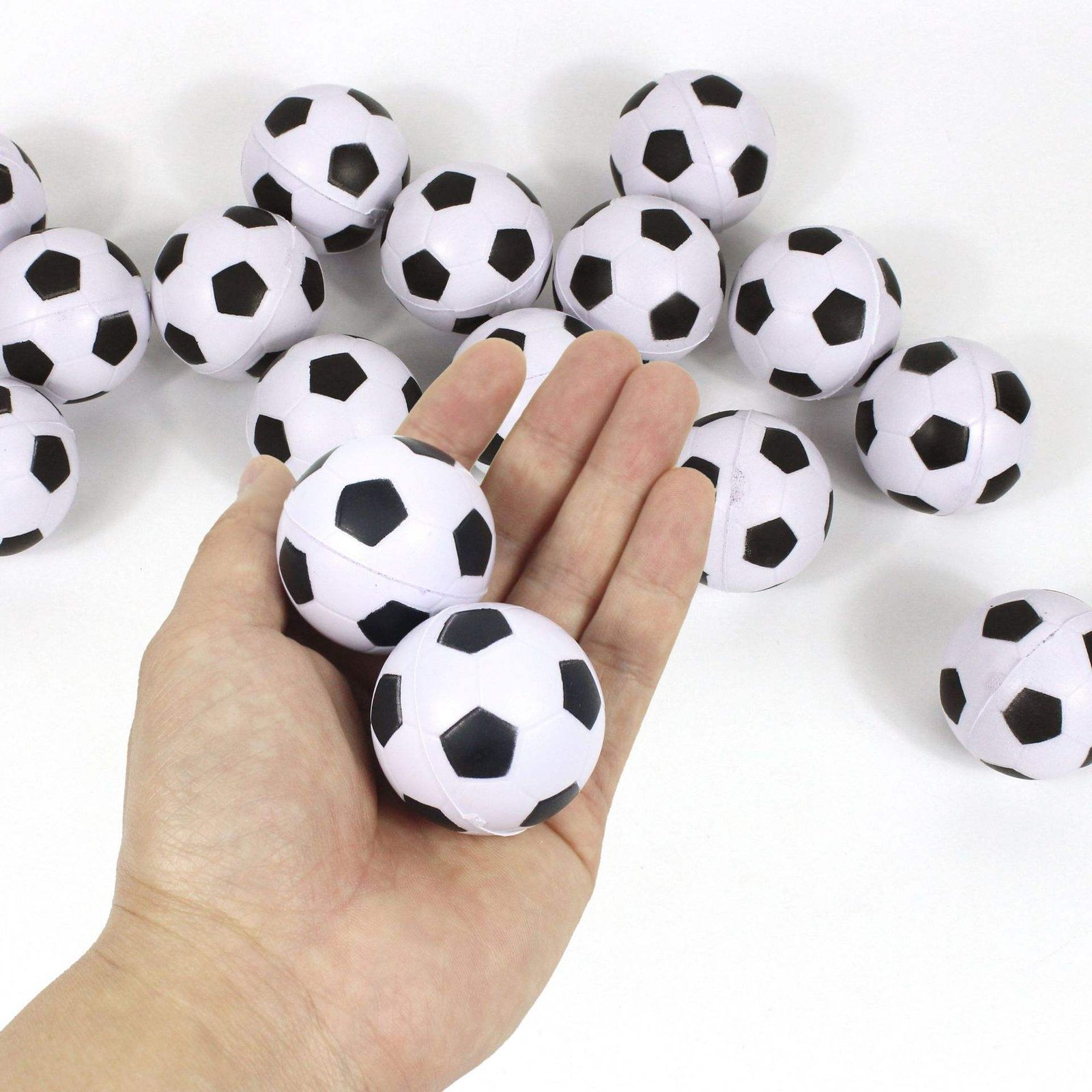 BSBH Promotional Gifts Custom Logo Mini Size Set Football Stress Ball Pu Foam Anti Stress Ball Relief Toy