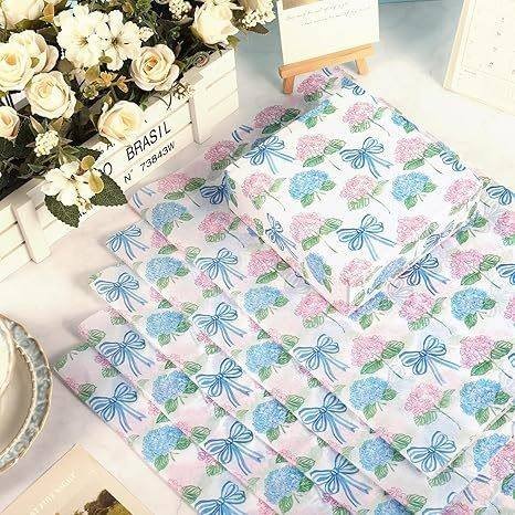 Eco Friendly Luxury Recycled Gift Wrapping Printed for Certified Tissue Paper Custom Design Logo Custom Shape Four-Color