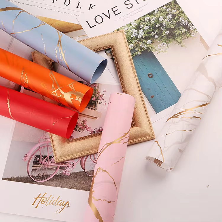 Thick Waterproof Florist Bouquet Wrapping Paper DIY Crafts for Gift Packaging Bulk Flower Wrapping Paper for Bouquets