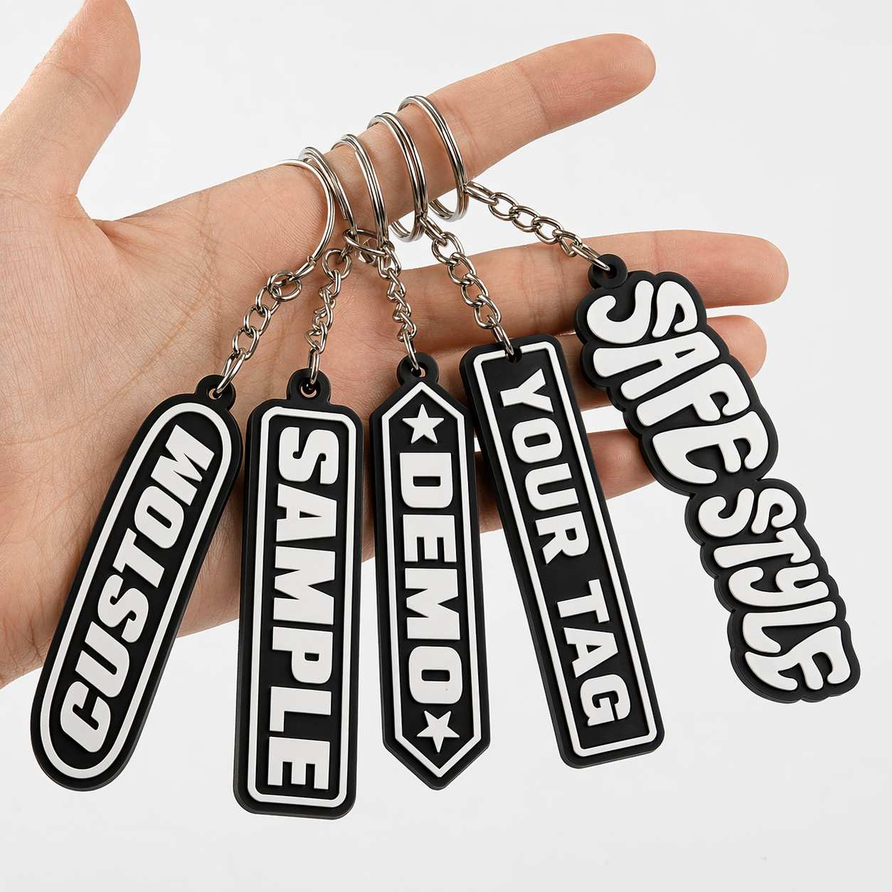 Customized Soft Pvc Rubber Key Ring Key Chain Keychain, Rubber Silicone Pvc Key Chain For Promotional
