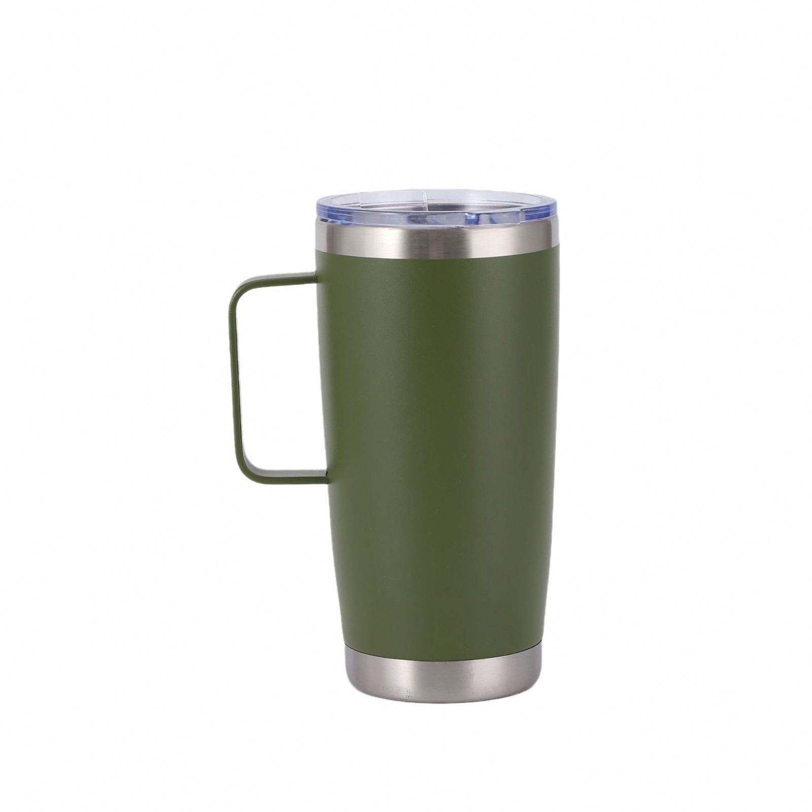 Coffee Mug 20Oz Stainless Steel Spill Proof Sliding Lid Outdoor Camping Insulated Drinkware Holiday Gift Sets ASM26