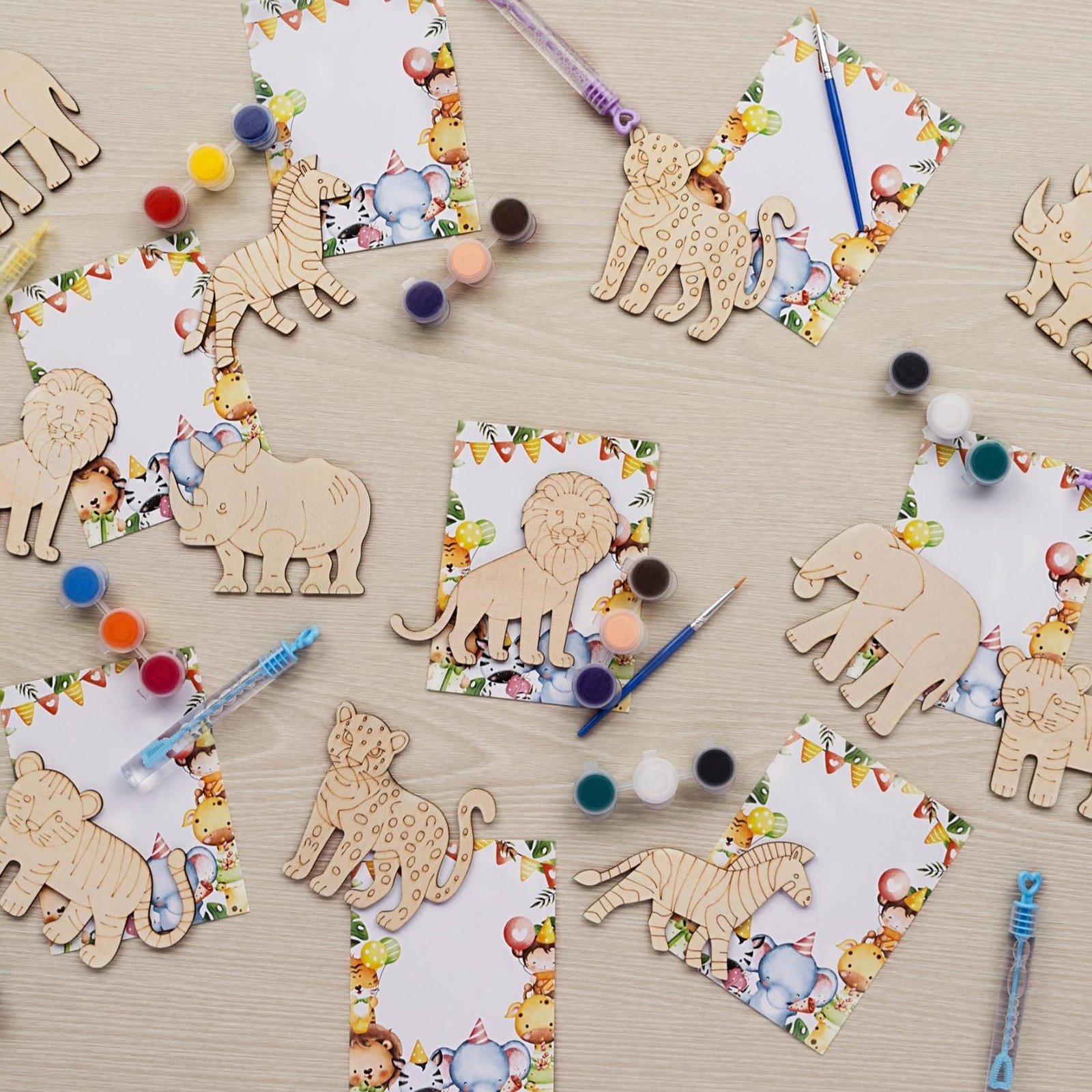 Custom Designed Plywood DIY Print Gift Crafts for Kids Parties Birthday & Prizes Ramadan Easter Christmas & Diwali Festivals