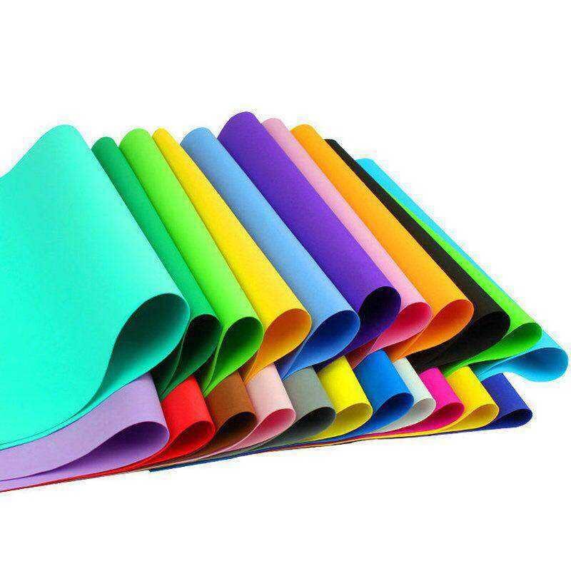 Multicolour DIY Handcraft Materials 50*50CM/1MM EVA Foam Paper handmade Sponge Paper Roll for Christmas Party Decor Light Board