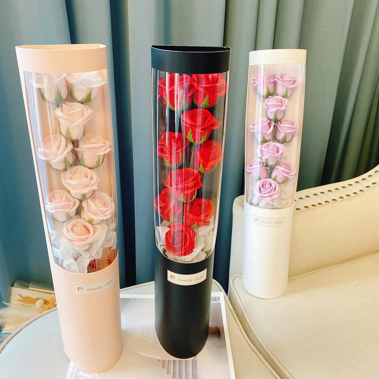 Dropshipping Products 2026 Soap Flowers Holiday Gift Box Set of Roses Multipurpose Souvenirs Gifts Flowers Decoration