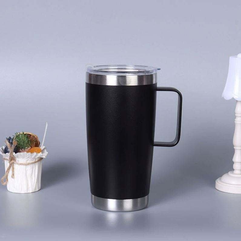 Coffee Mug 20Oz Stainless Steel Spill Proof Sliding Lid Outdoor Camping Insulated Drinkware Holiday Gift Sets ASM26
