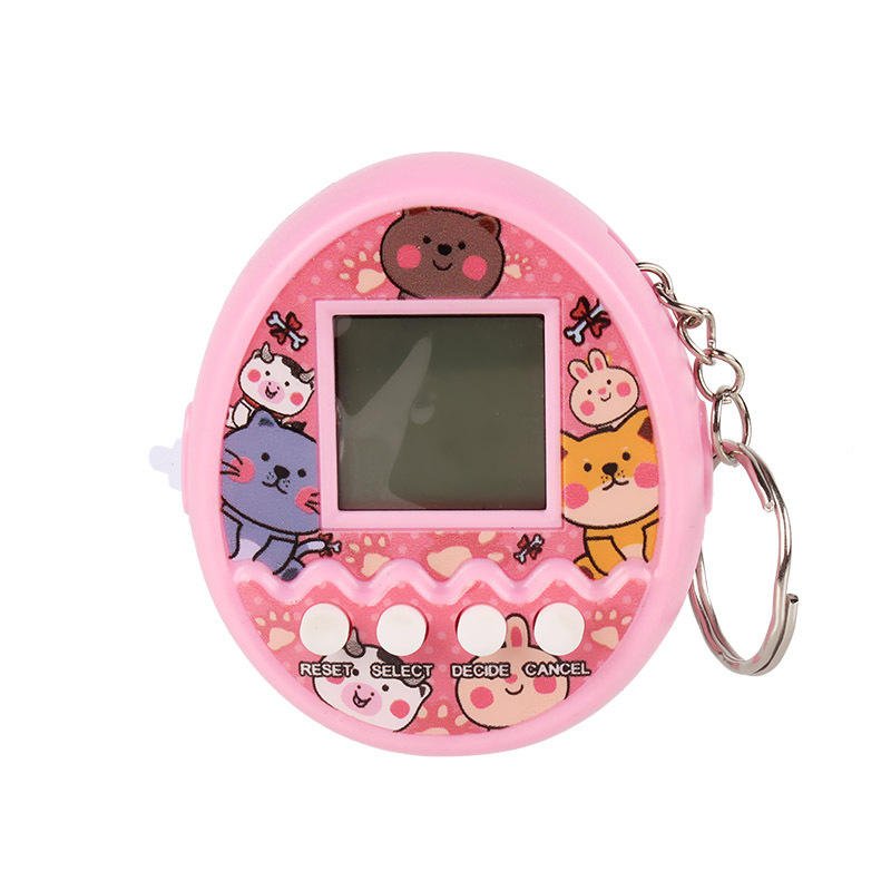 New Arrival Wholesale 3d Cartoon PP Plastic Kids Cartoon Designer Car Key Chain Ring Toy Keyring Retro Game Keychain