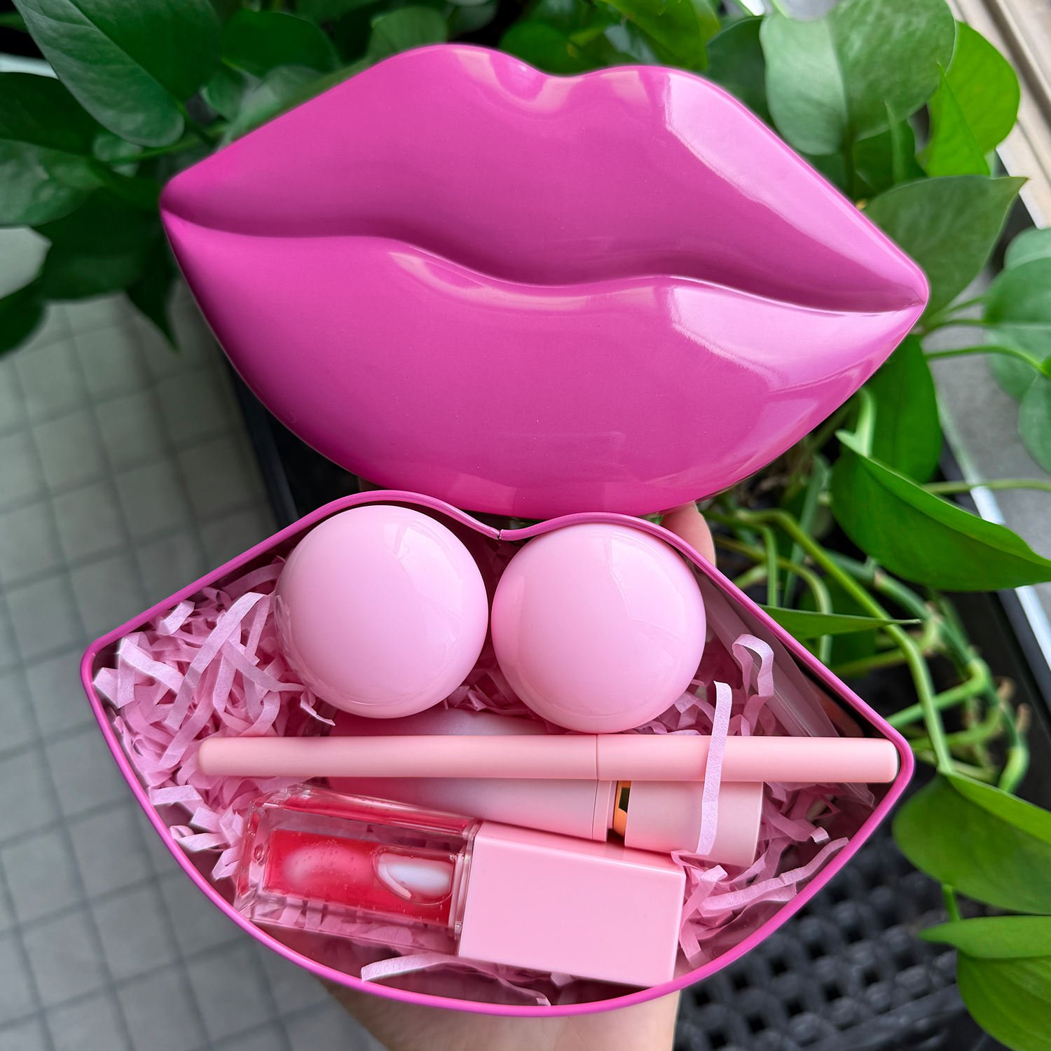 Lip Gloss Lipliner Makeup Gift Sets Beauty Set Box Holiday Gift Lipoil Scrub Lip Mask 5 Pcs Makeup Set