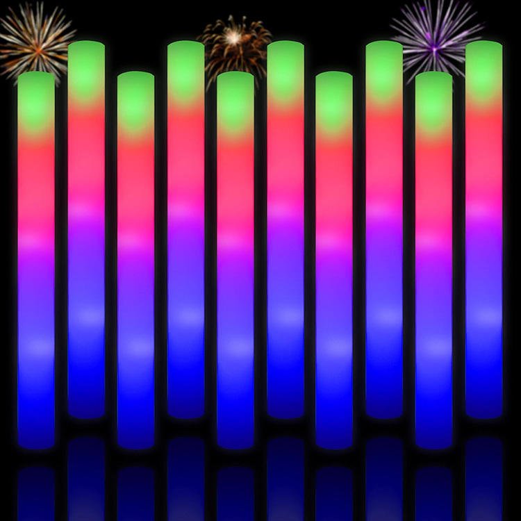 High-Quality Promotional Light Sticks Glowing Detailed Foam Sticks with LED Lights Party Supplies for Wedding Raves Concert
