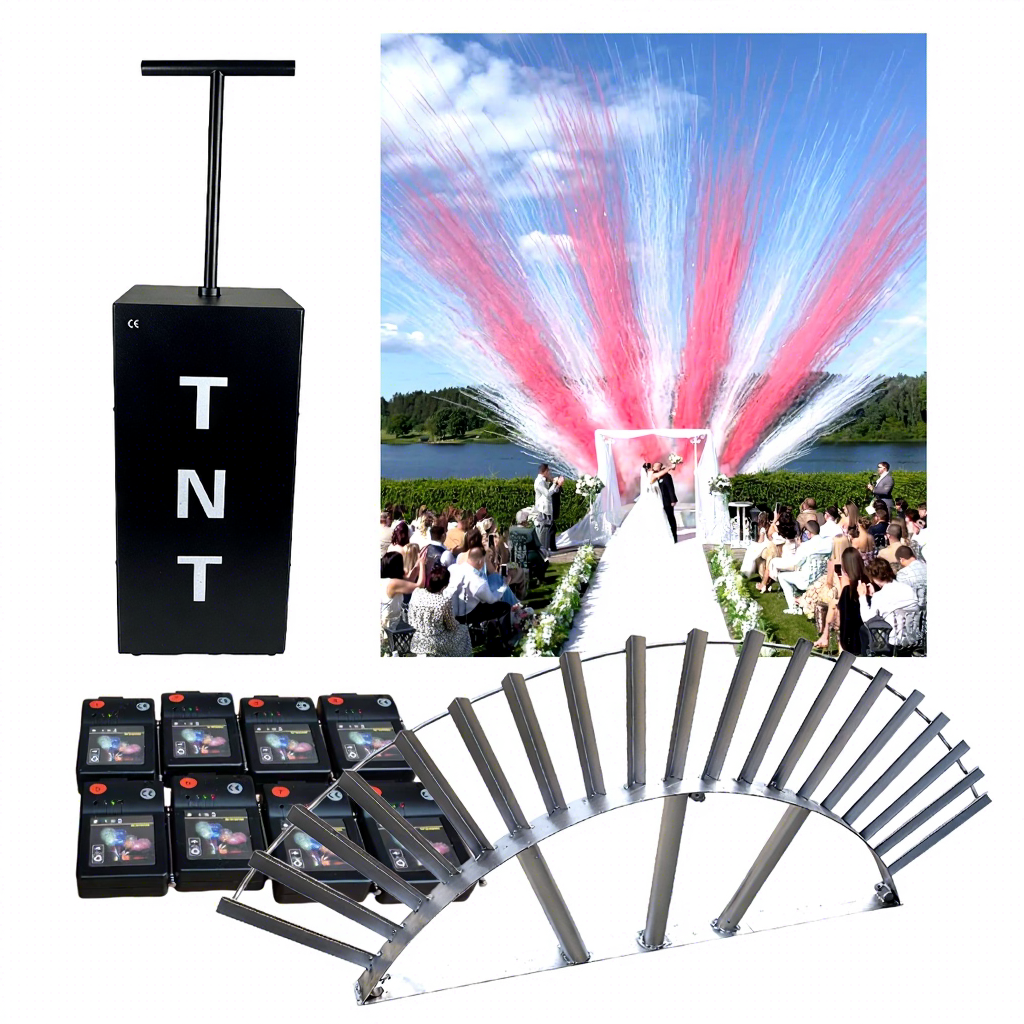 Event Rent Fx Customize Confetti Powder Cannon Party Supplies New Design Popper Fireworks Wedding Tnt Smoke Bomb Gender Reveal