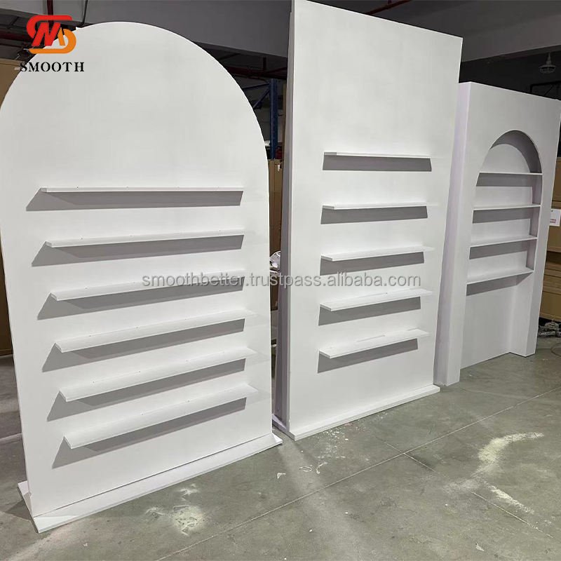 SMOOTH Wedding Display Decoration Stand PVC Acrylic Champagne Wall Backdrop Event Party Supplies