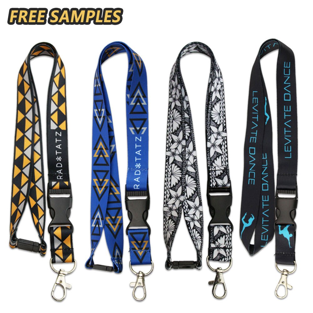 Wholesale Custom Polyester Strap Lanyard Printed Logo Neck Airbus Lanyards for Mobile Phone