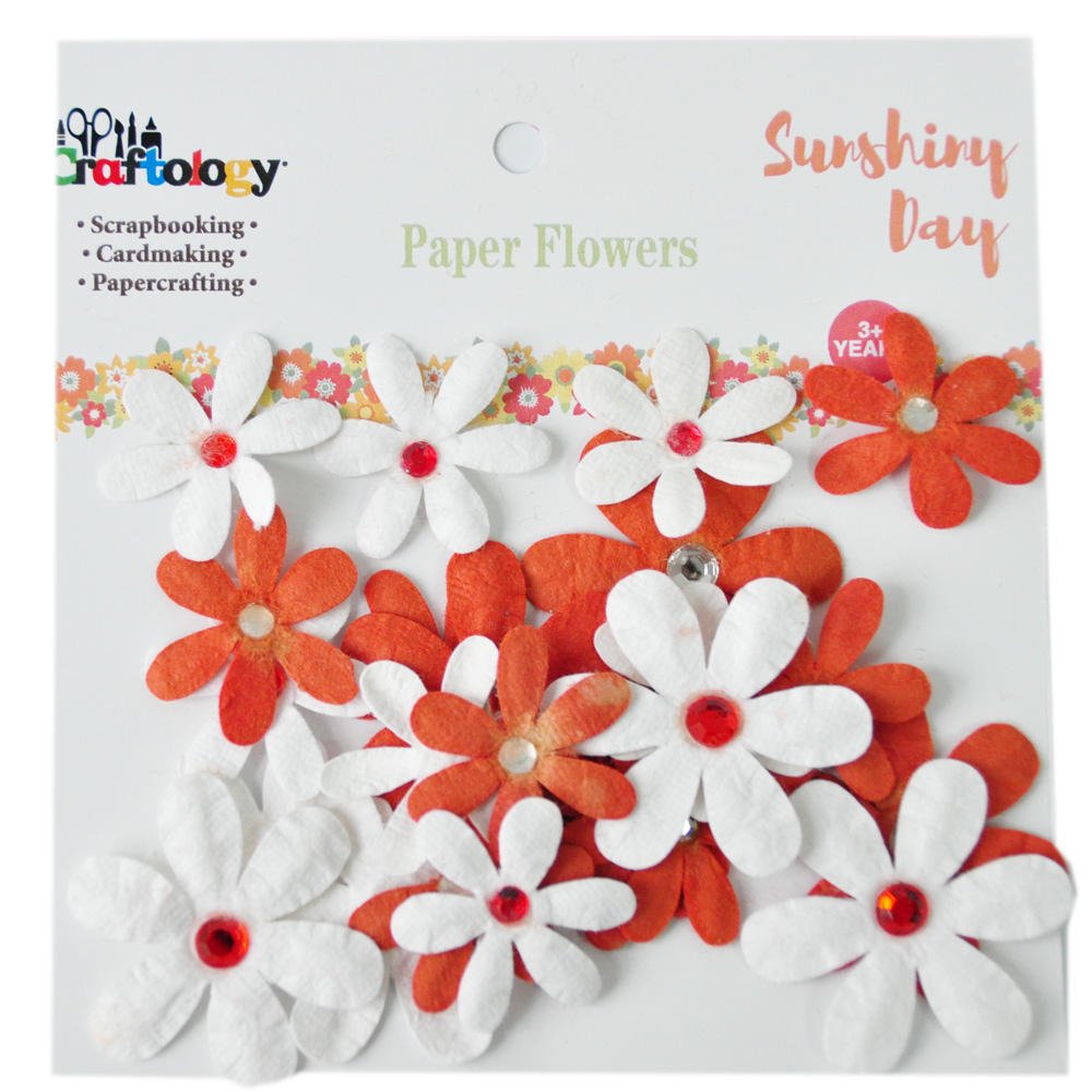 Colorful Scrapbooking Handmade Paper Flowers Wholesale , DIY Paper Flowers