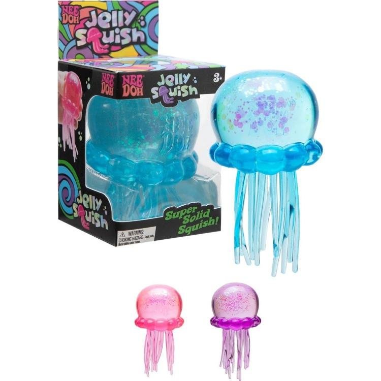 Schylling Needoh Nice Jellyfish Sensory Squeeze Squishy Toys Decompression Pinch Music Decompression Vent Toys Promotional Toy
